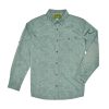 Mens * | Marsh Wear Hagood Long Sleeve Woven Shirt Green Camo