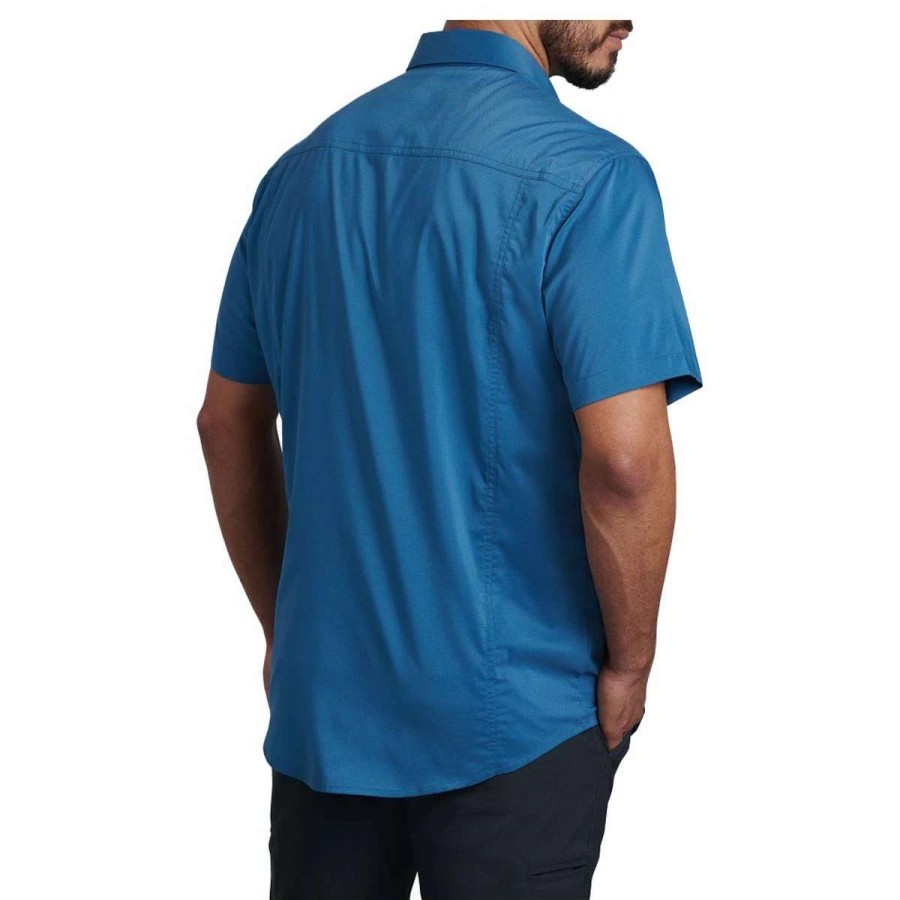 Mens * | Kuhl Stealth Button Up Shirt Neptune