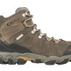 Running * | Oboz Footwear Oboz Bridger Mid Waterproof Men'S Hiking Boot Sudan